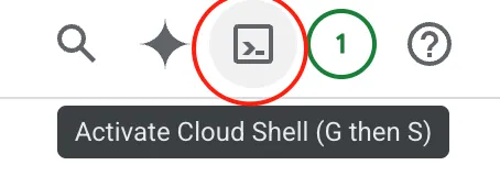 Activate Cloud Shell