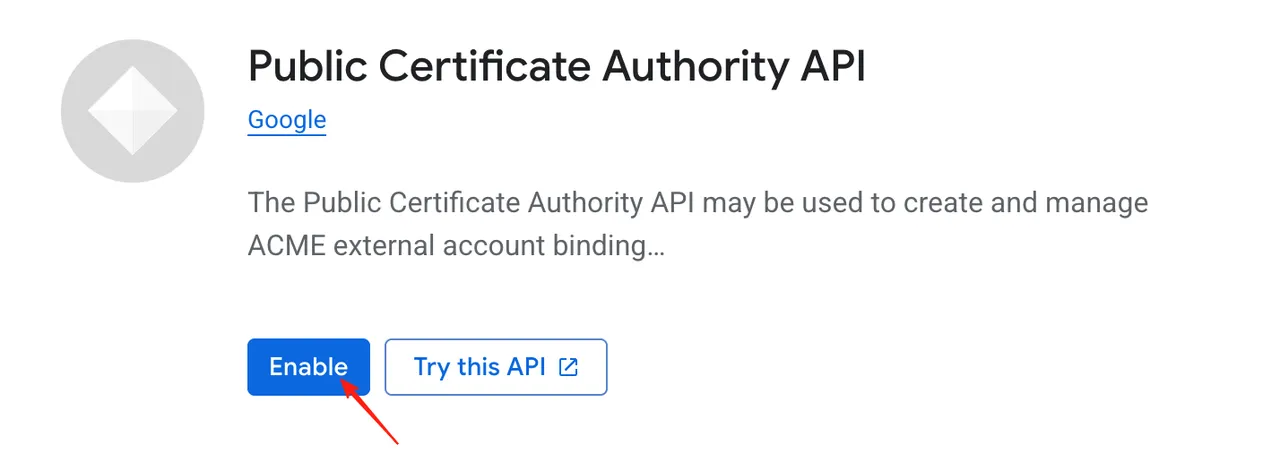 Enable API